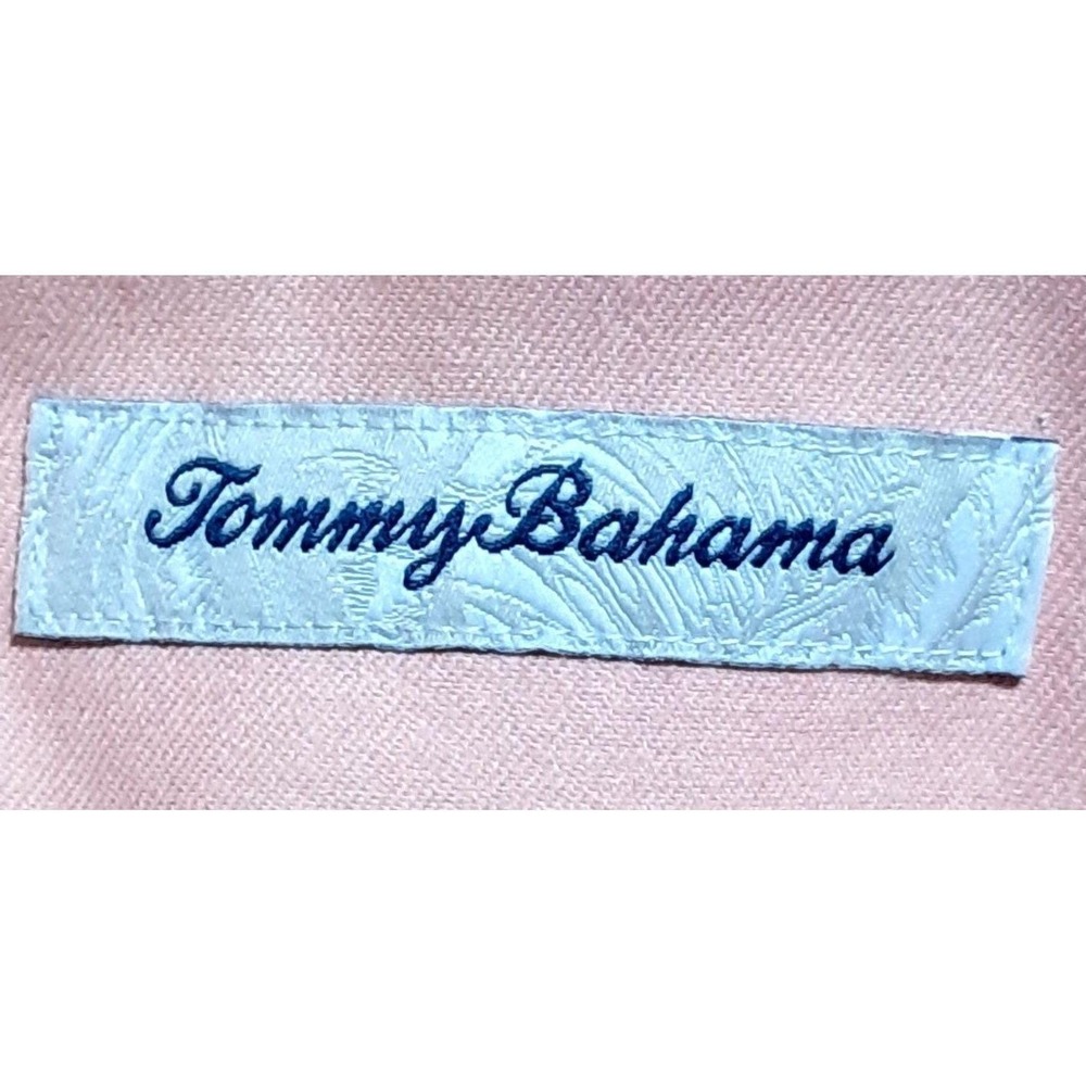 Tommy Bahama Camp Shirt Men XXL Pink Ombre Tropical Silk Floral ST326242 - Picture 3 of 13